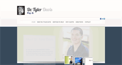 Desktop Screenshot of drtylerdavis.com