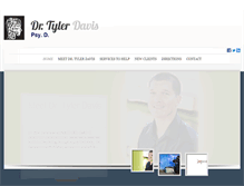 Tablet Screenshot of drtylerdavis.com